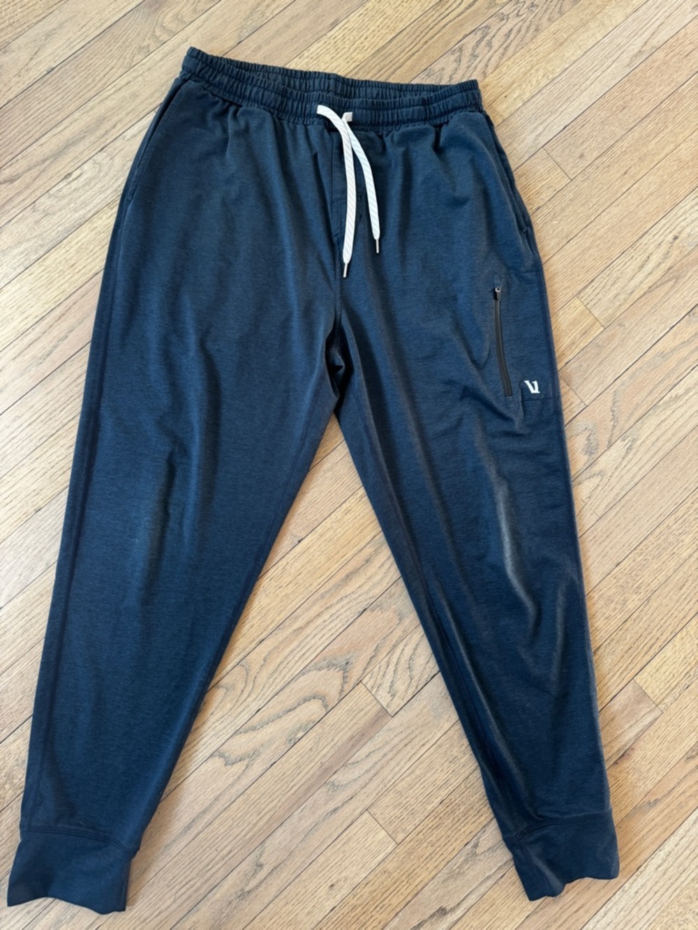 Vuori Men's Jogger Pants Workout  Size Large Blue Gray Heather S Large